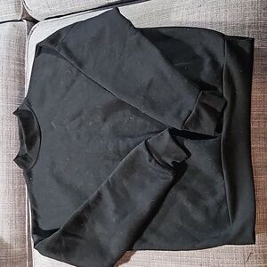 Mock neck black sweater